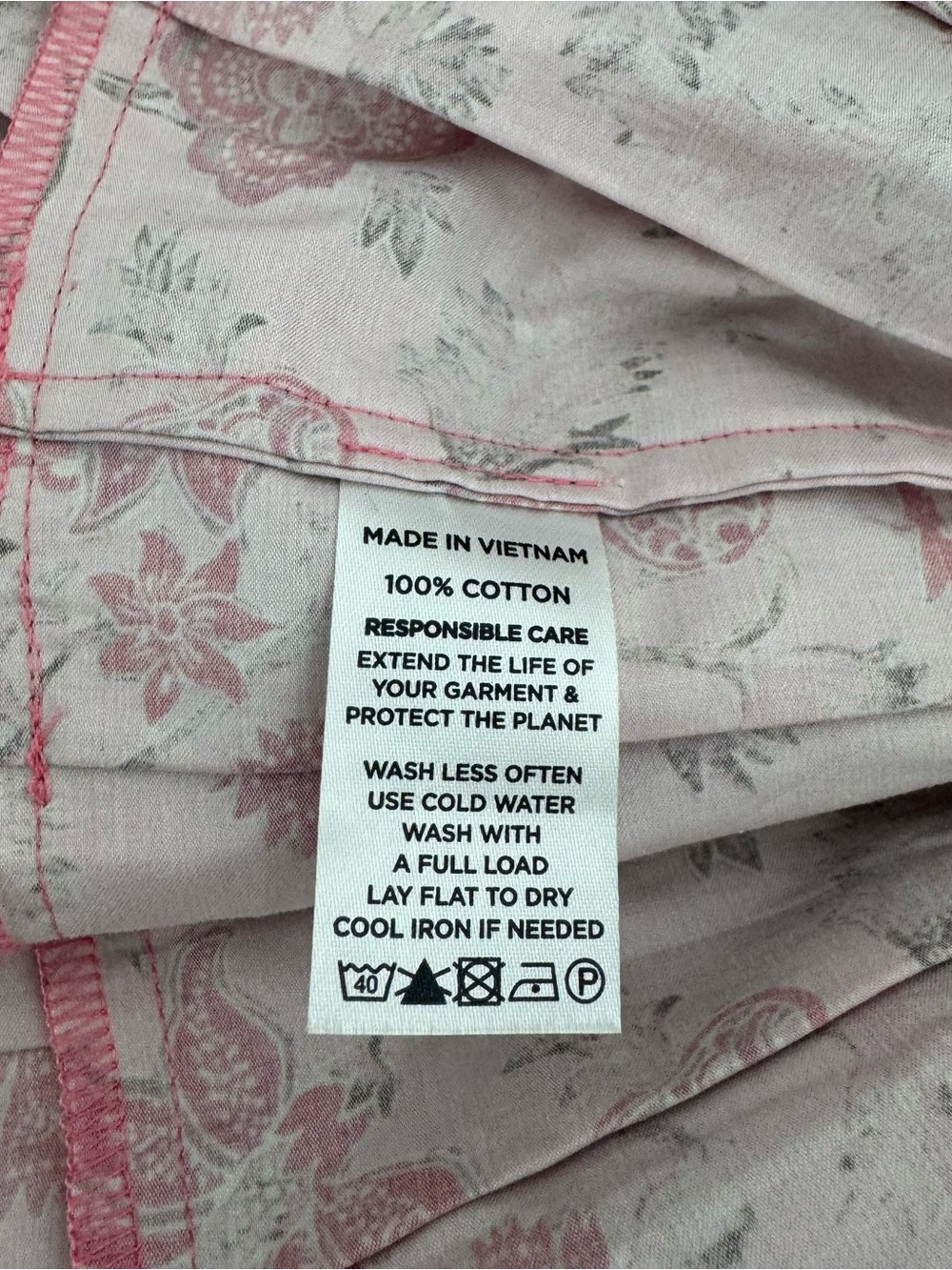 Hill House Home Ribbon Charlotte Nap Dress Size S Pink Romantic Cottagecore - Picture 10 of 11